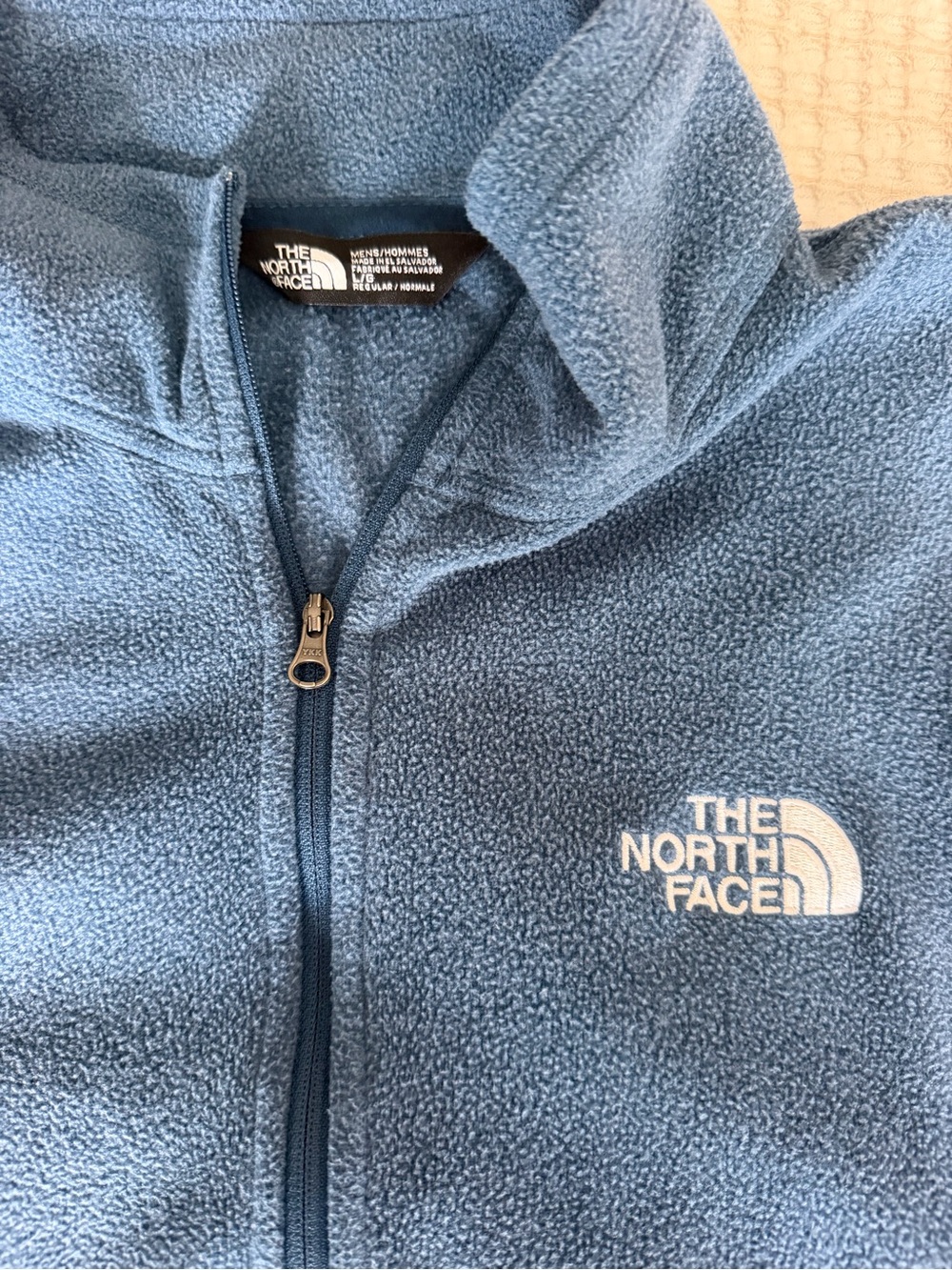 The North Face Navy Blue Lightweight Fleece Quarter Zip